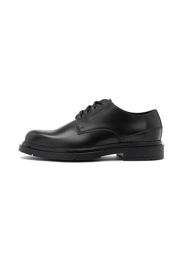Pantofi derby de piele - Negru