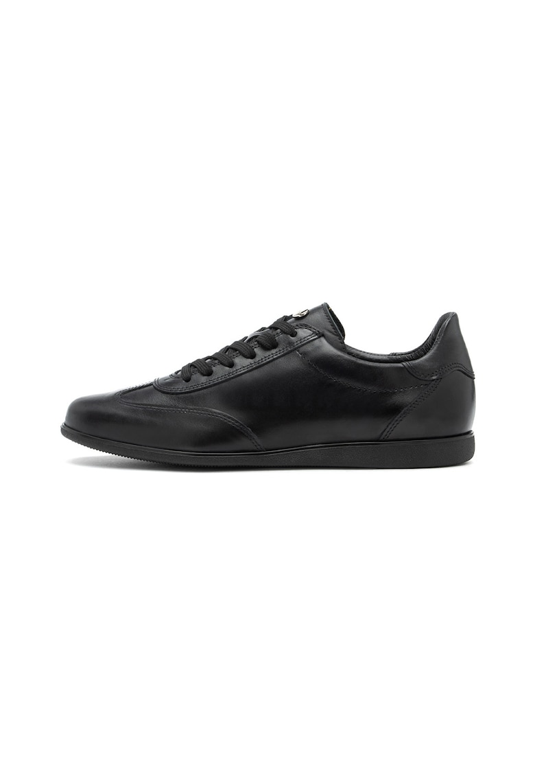 Rylko Pantofi sport low-cut din piele intoarsa - Negru stins
