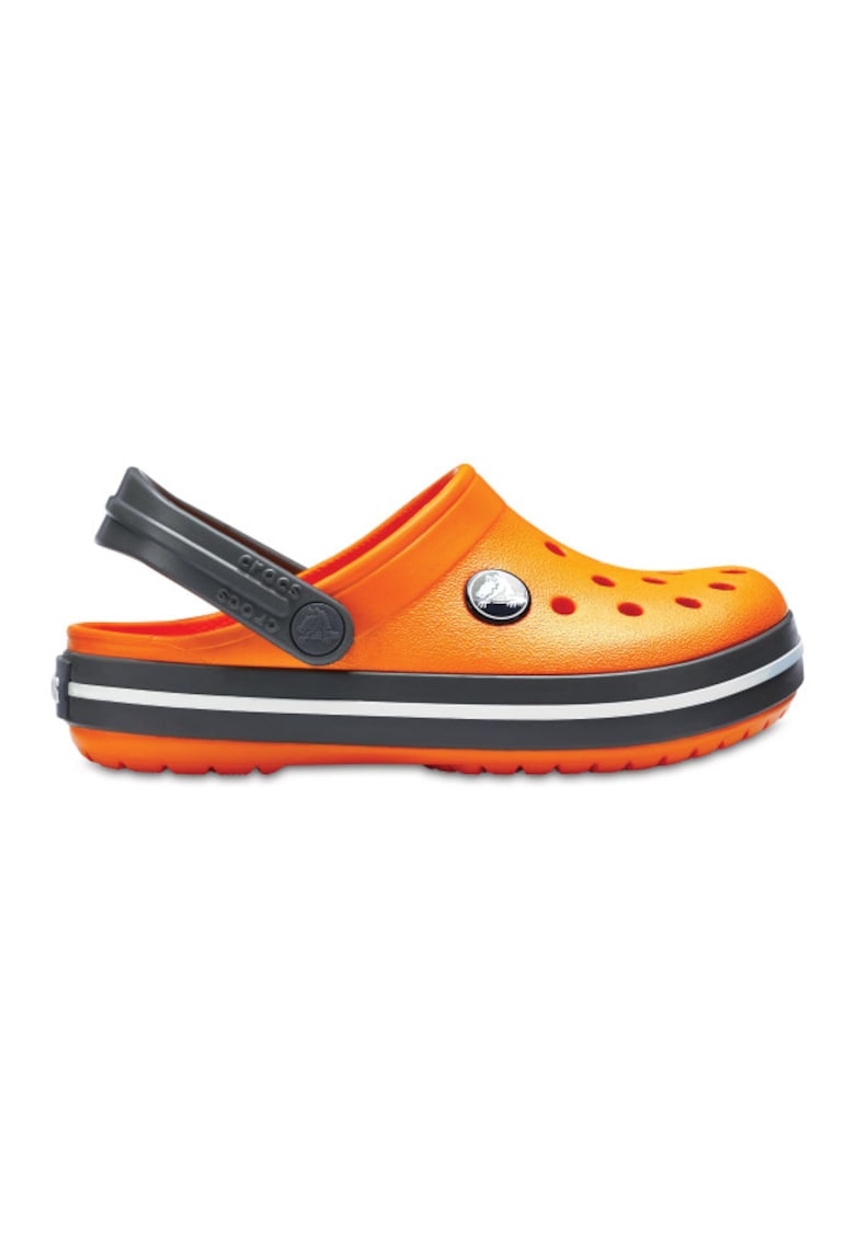 Saboti Crocband Kids - C5 US Portocaliu - Blazing Orange/Slate Grey