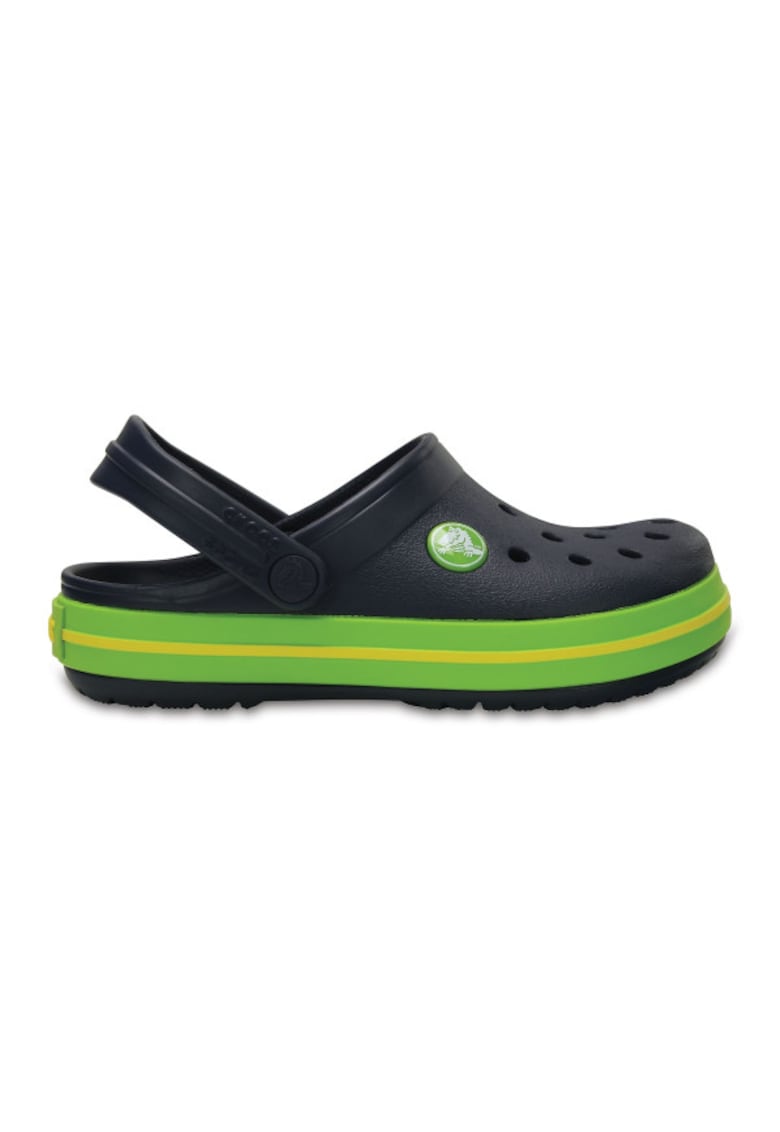 Saboti Crocband Kids - US Bleumarin - Navy/Volt Green