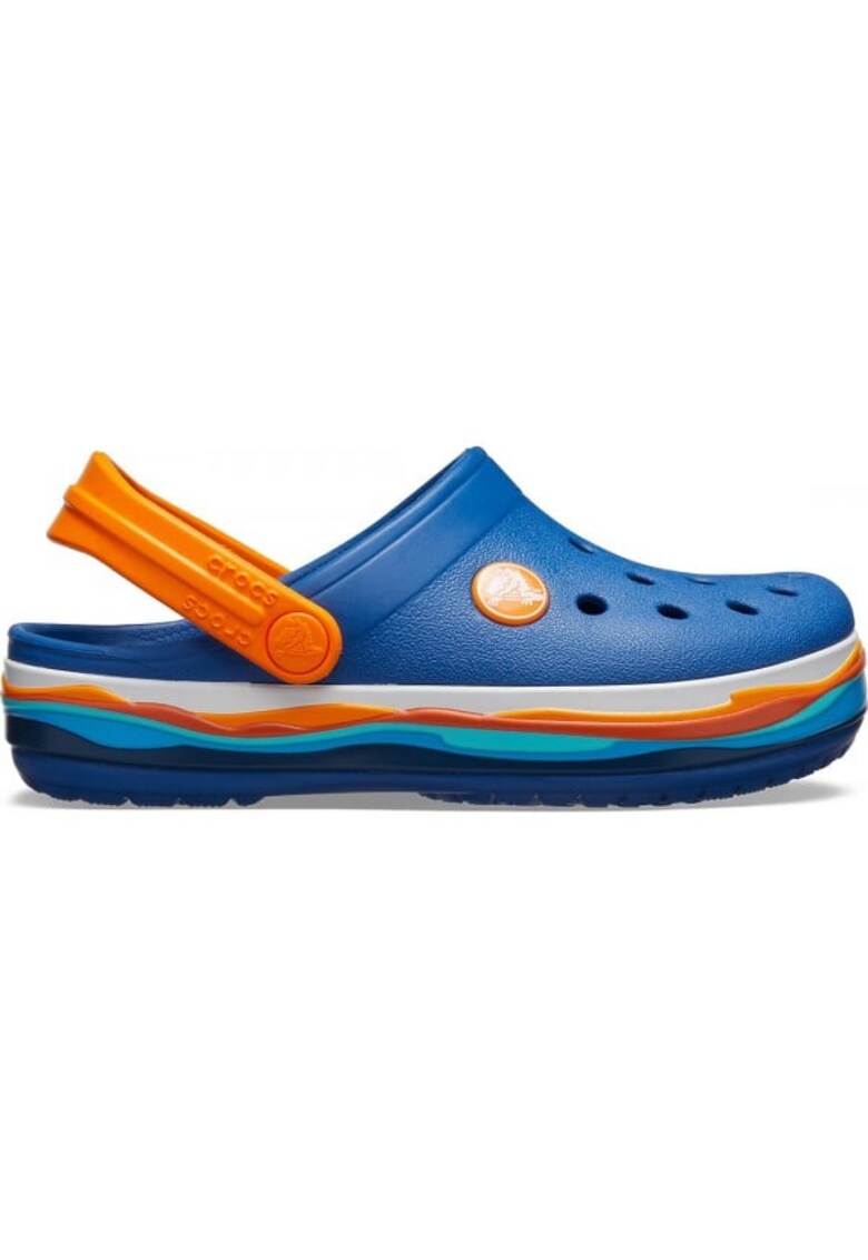 Saboti Crocband Wavy Band Kids Clog 20-21 EU - C5 US Albastru - Blue Jean