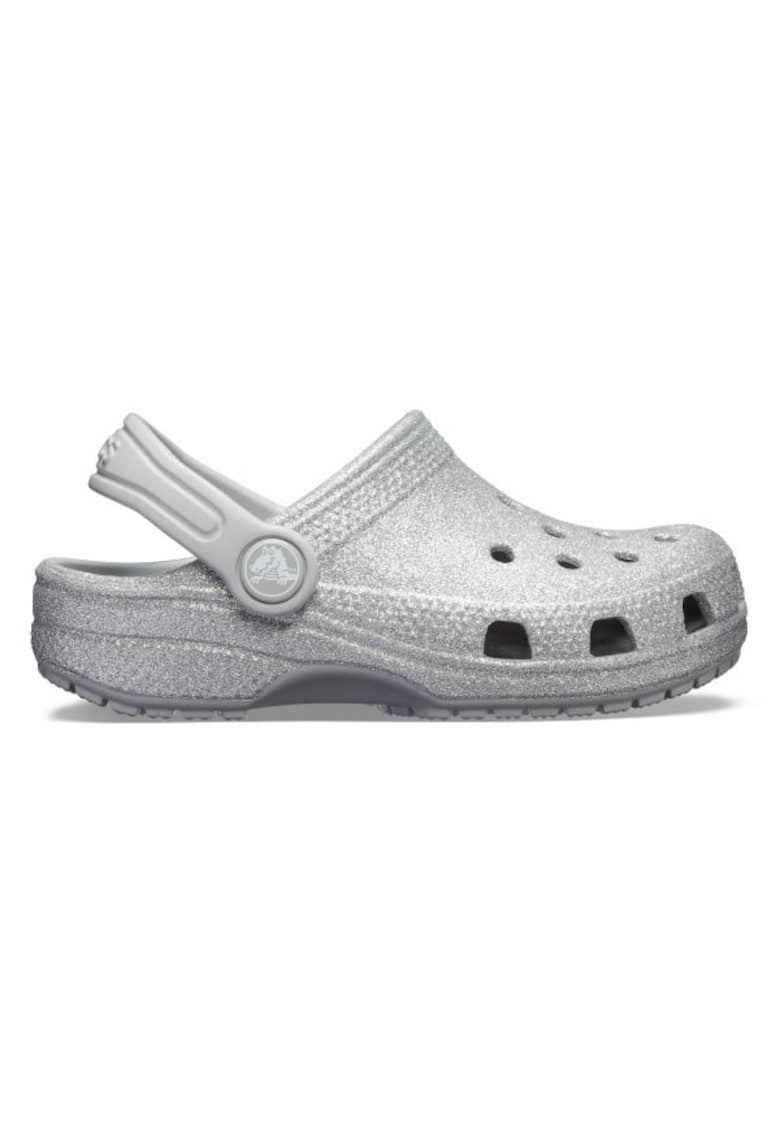Saboti Kids' Classic Glitter Clog 29-30 EU - C12 US Argintiu - Silver