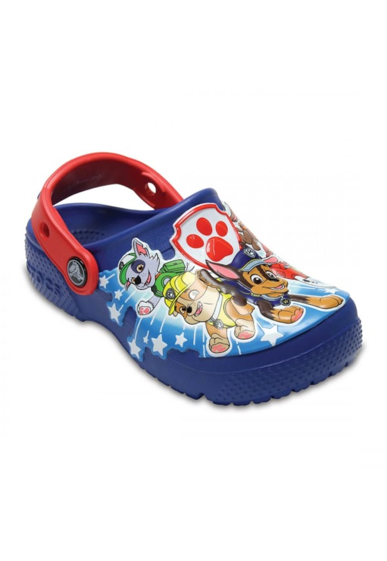 Saboti Boys' Fun Lab Paw Patrol Clog 19-20 EU - C4 US Albastru - Blue Jean