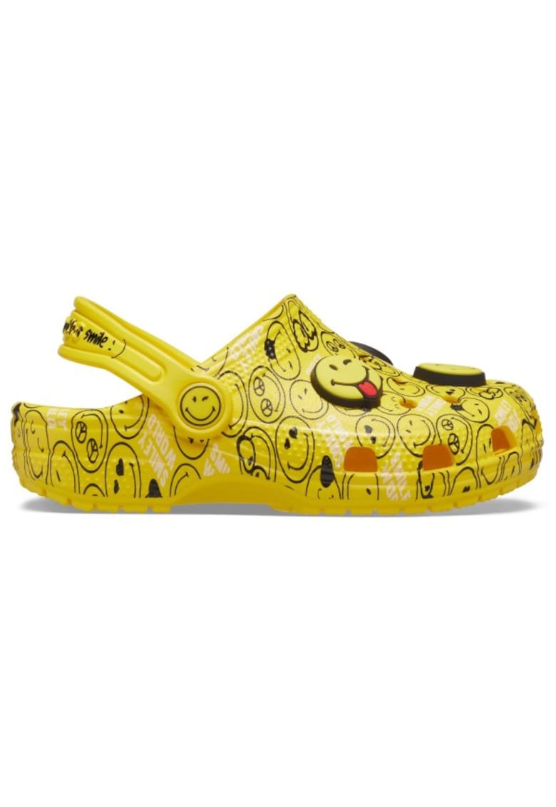 Saboti Classic Smiley World Clog - US Alb - White/Multi