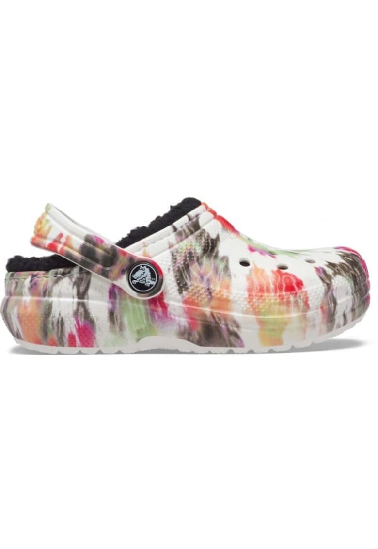 Saboti Kids' Classic Lined Tie-Dye Graphic Clog - US Multicolor - Black/Multi - Multicolor