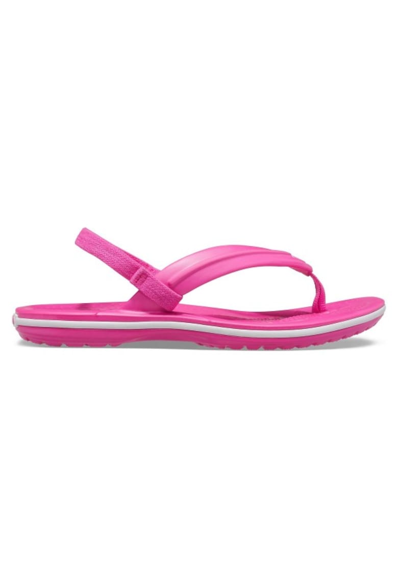 Slapi Kids' Crocband Strap Flip - US Roz - Electric Pink