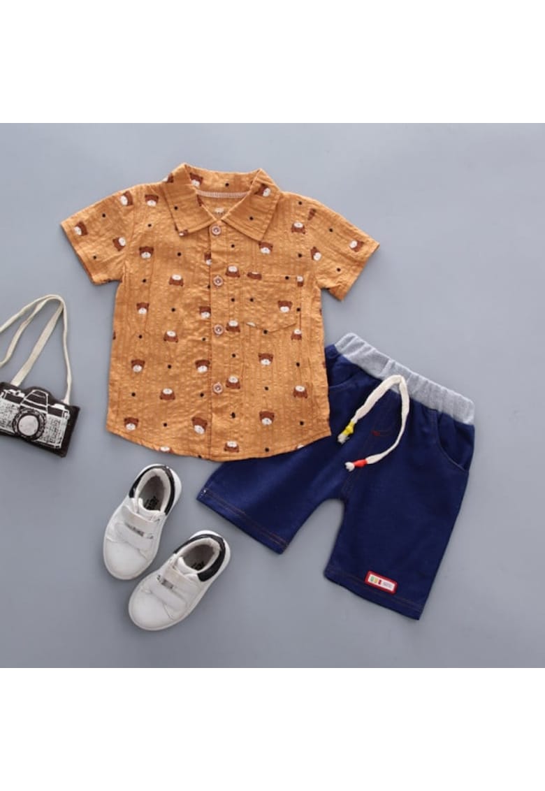 Compleu Model AL 21627 Ursuleti - Baieti - Multicolor