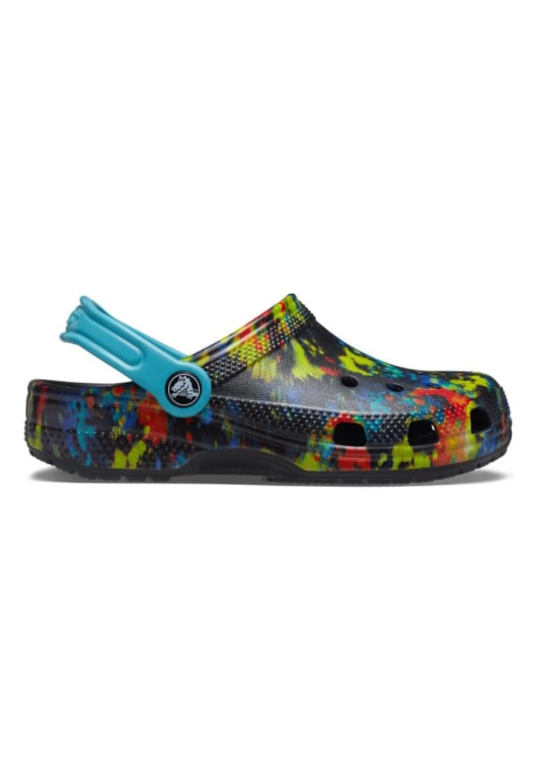 Saboti Kids' Classic Tie-Dye Graphic New Clog 33-34 EU - J2 US Multicolor - Turq Tonic/Multi