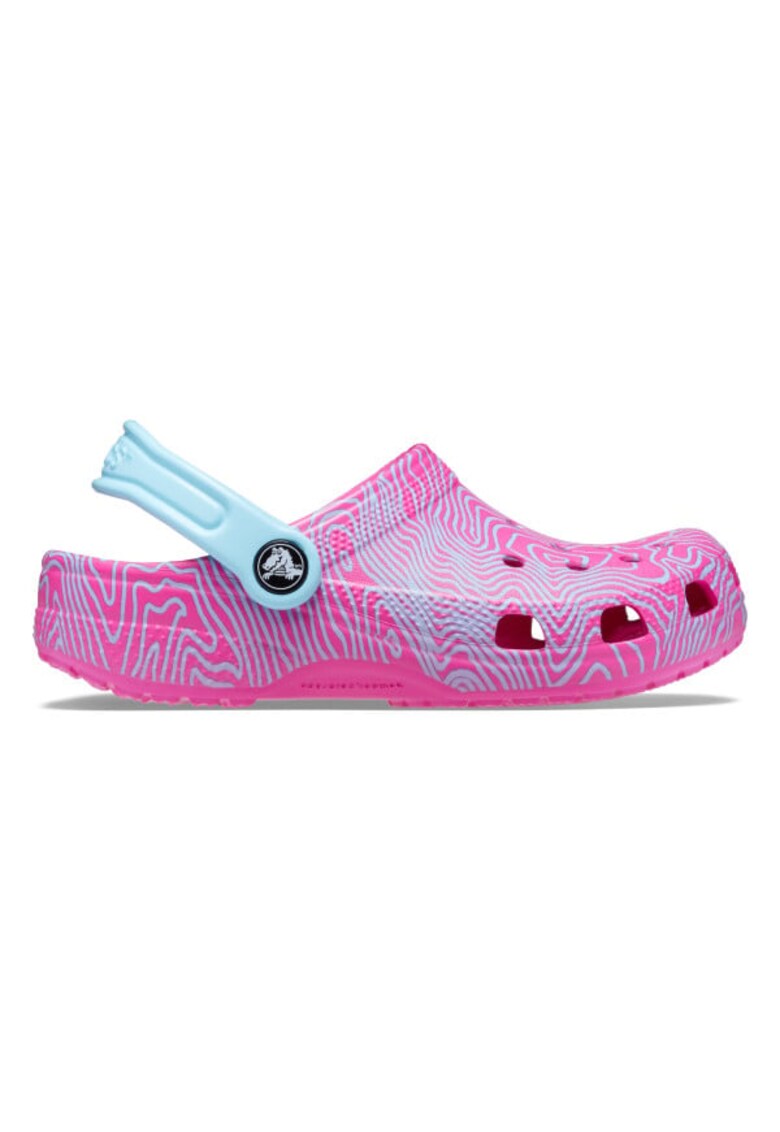 Saboti Classic Topographic Clog Kids 37-38 EU - J5 US Roz - Juice/Multi