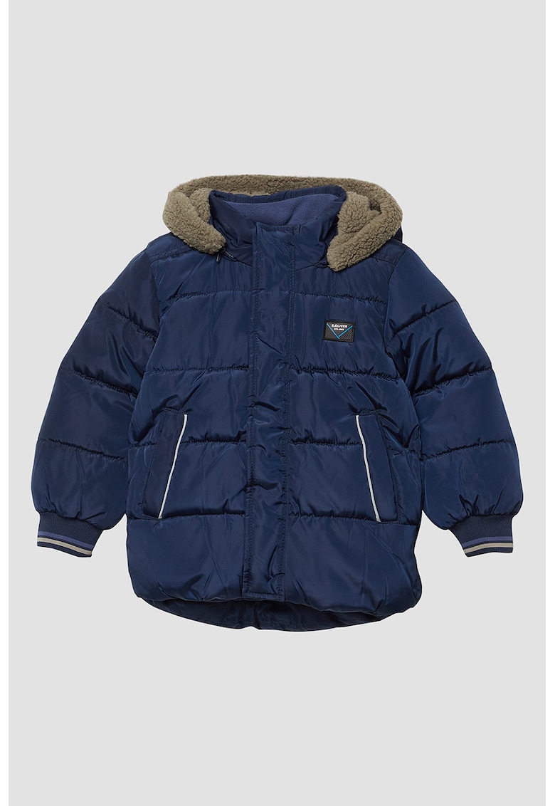 Geaca cu gluga - Bleumarin