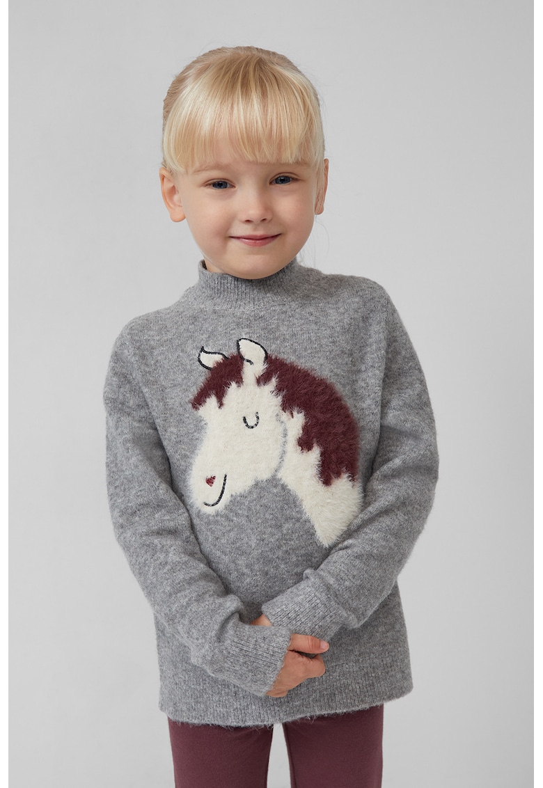 Pulover cu imprimeu grafic