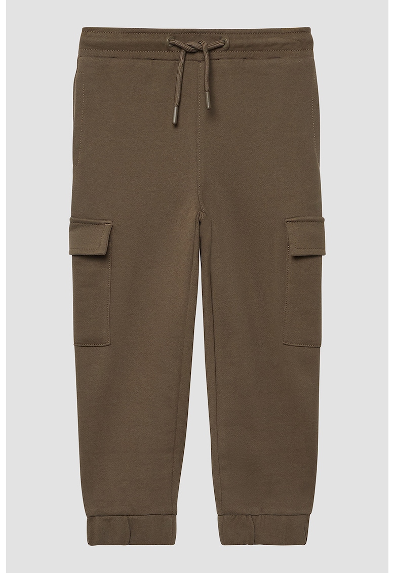Pantaloni de trening cargo cu snur