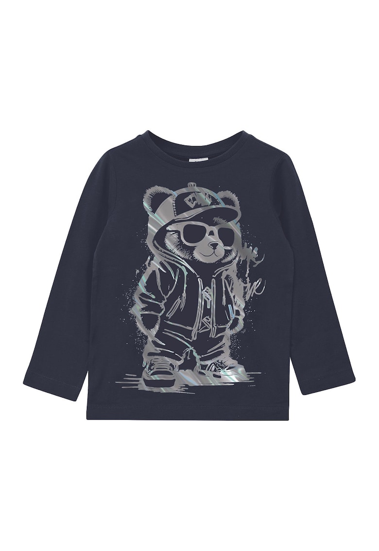 Bluza cu imprimeu ursulet