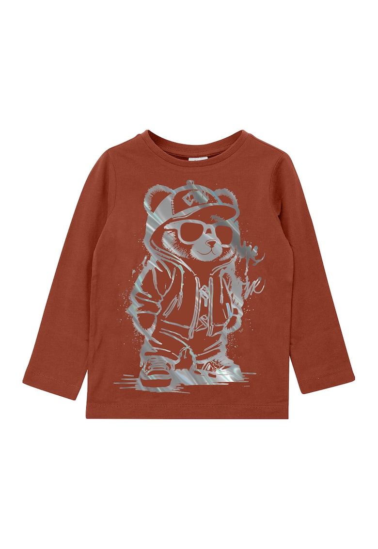 Bluza cu imprimeu ursulet