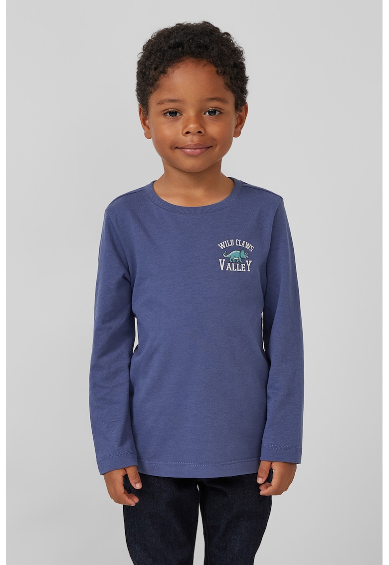 Bluza cu imprimeu grafic pe partea din spate