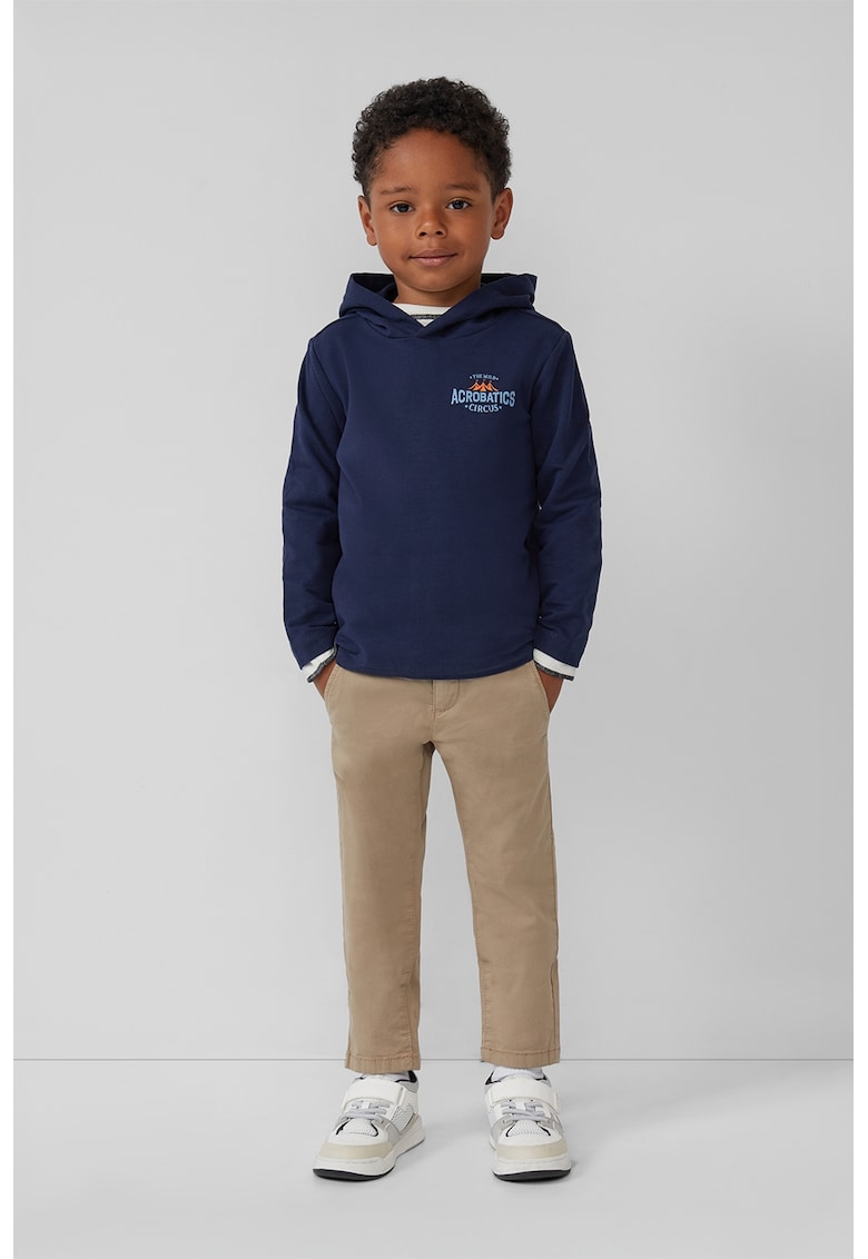 Hanorac din amestec de bumbac cu imprimeu grafic