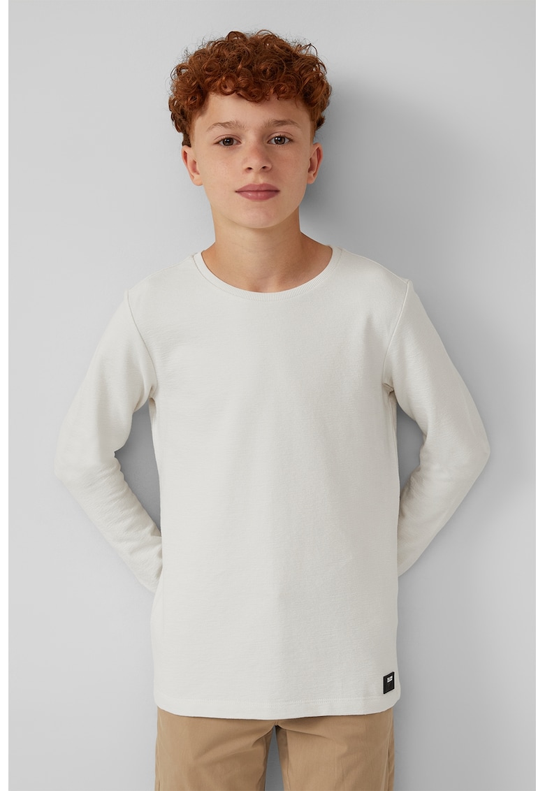 Bluza uni cu decolteu rptund