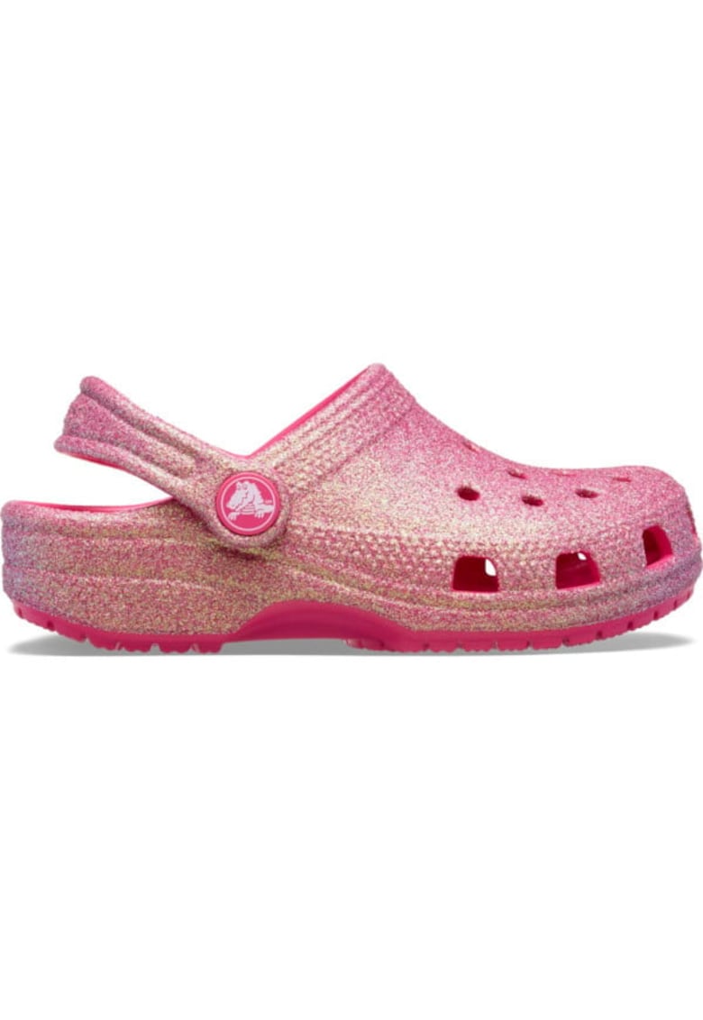 Saboti Classic Iridescent Glitter Clog Kids 36-37 EU - J4 US Roz - Dragon Fruit