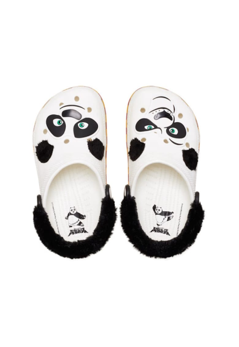 Saboti Kung Fu Panda Classic Clog Kids 34-35 EU - J3 US Alb - White