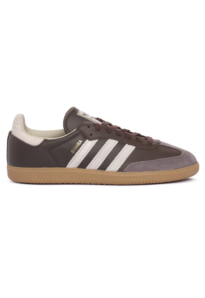 Pantofi sport dama Samba Og - piele naturala - maro - design dinamic - confort exceptional
