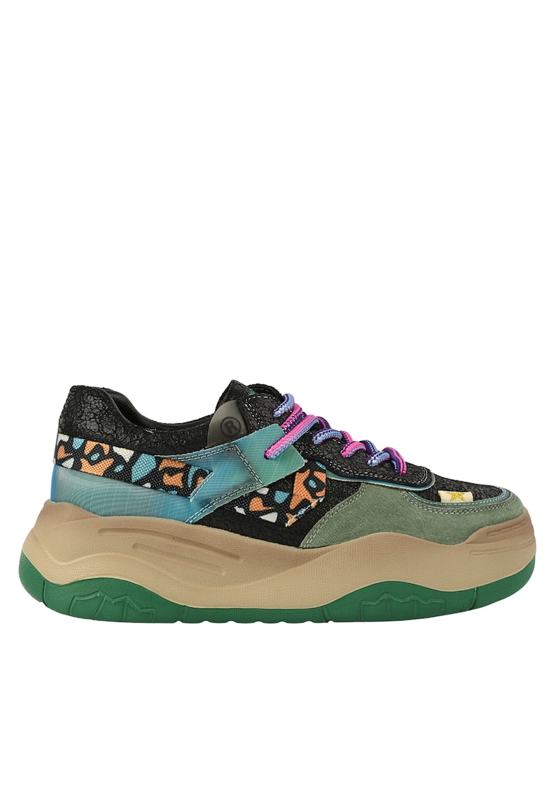 Tenisi sport - dama -  S001 negru - piele naturala