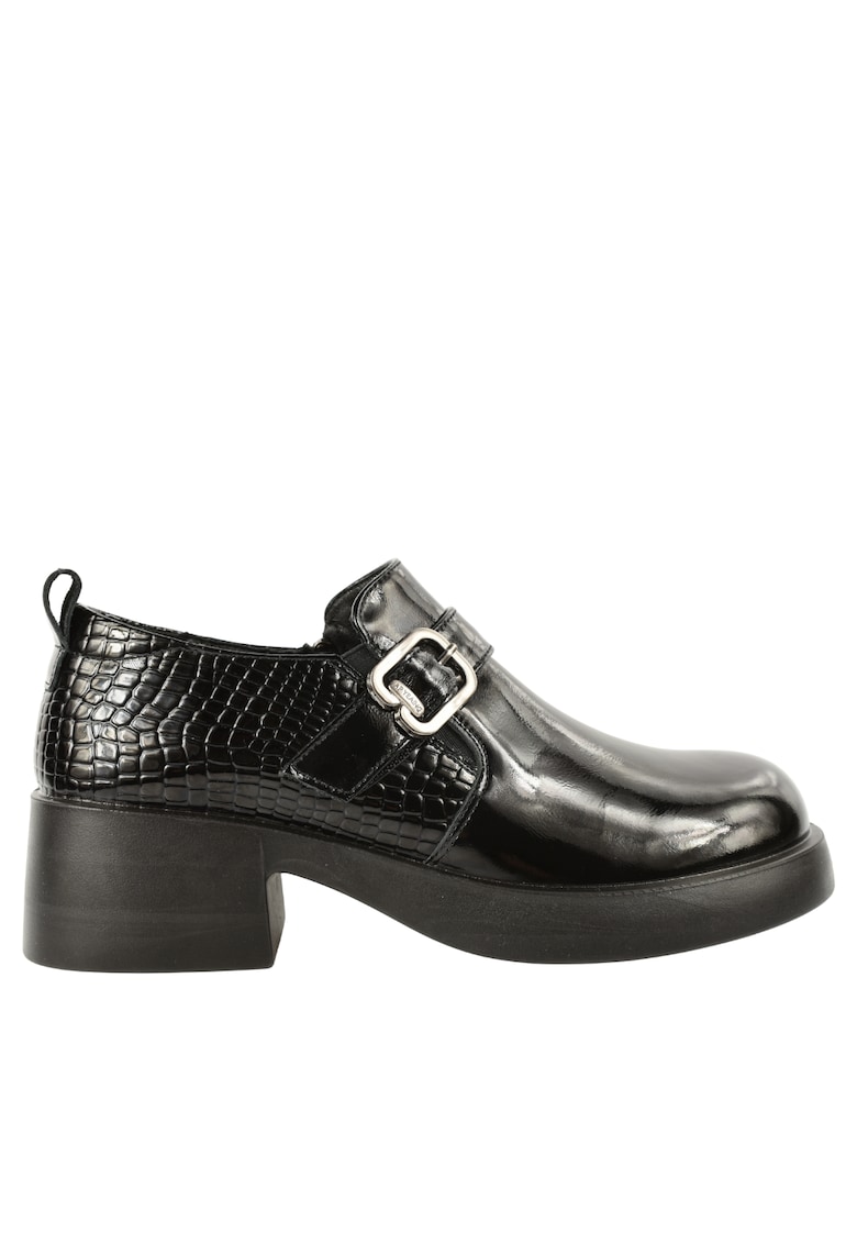 Pantofi casual - dama - X470010 - negru - piele naturala - Negru