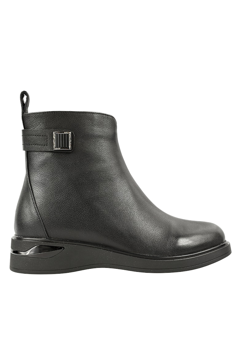Ghete elegante - dama - JY70016A negru - piele naturala Ghete elegante - dama - JY70016A negru - piele naturala