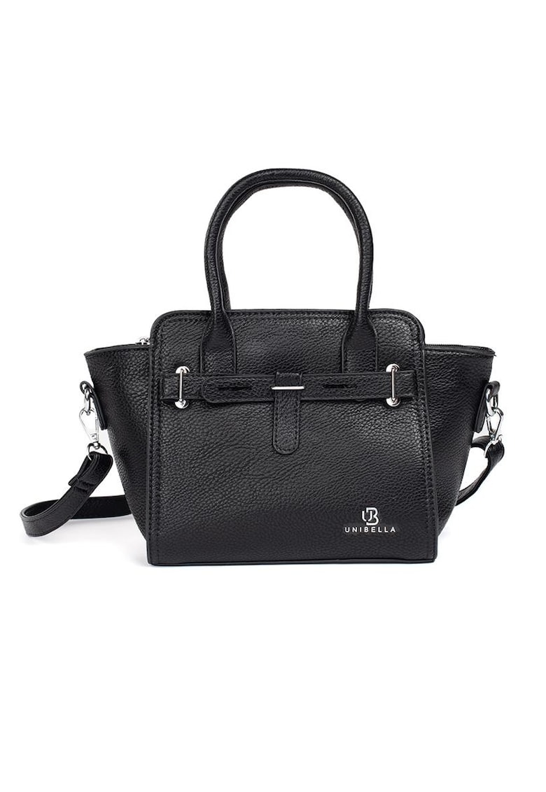 Geanta dama neagra cu elemente argintii - practica si eleganta - pentru ocazii speciale - 30x40cm