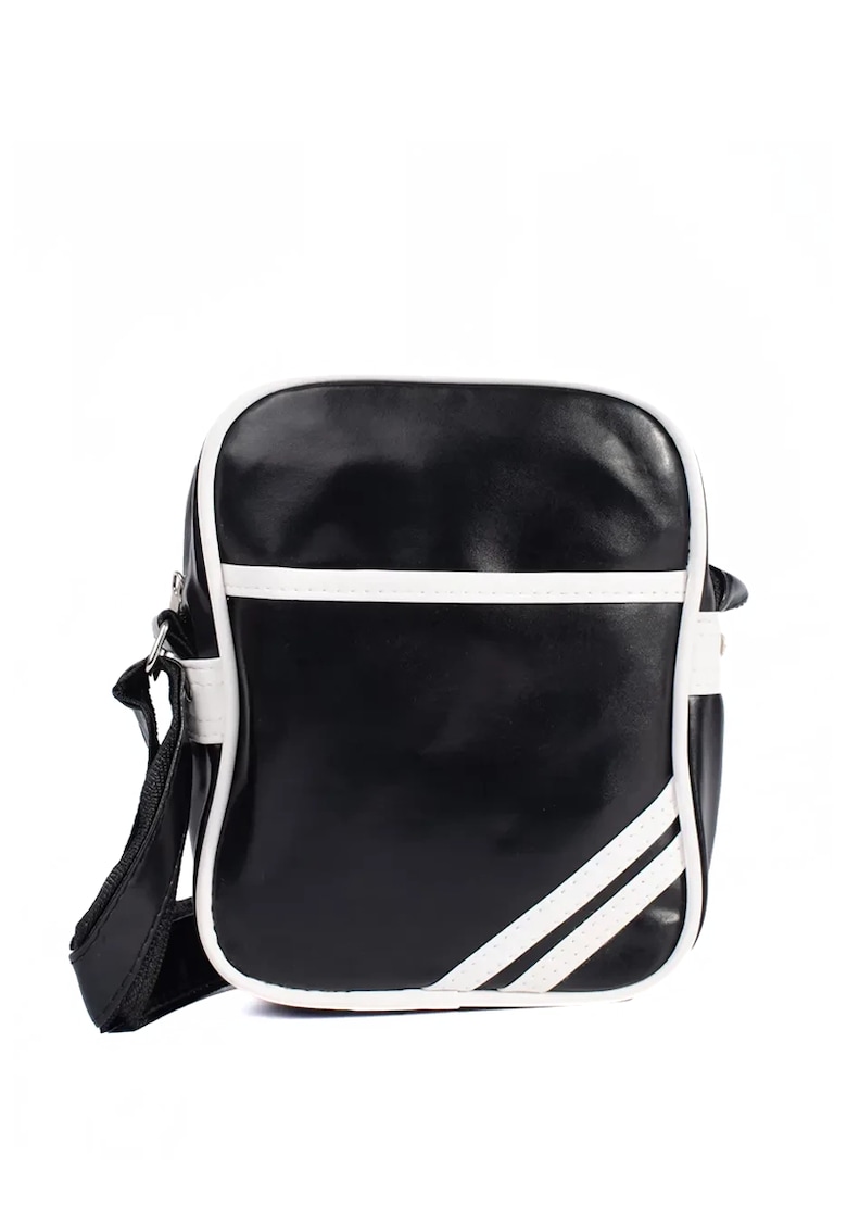 Geanta crossbody cu detalii contrastante