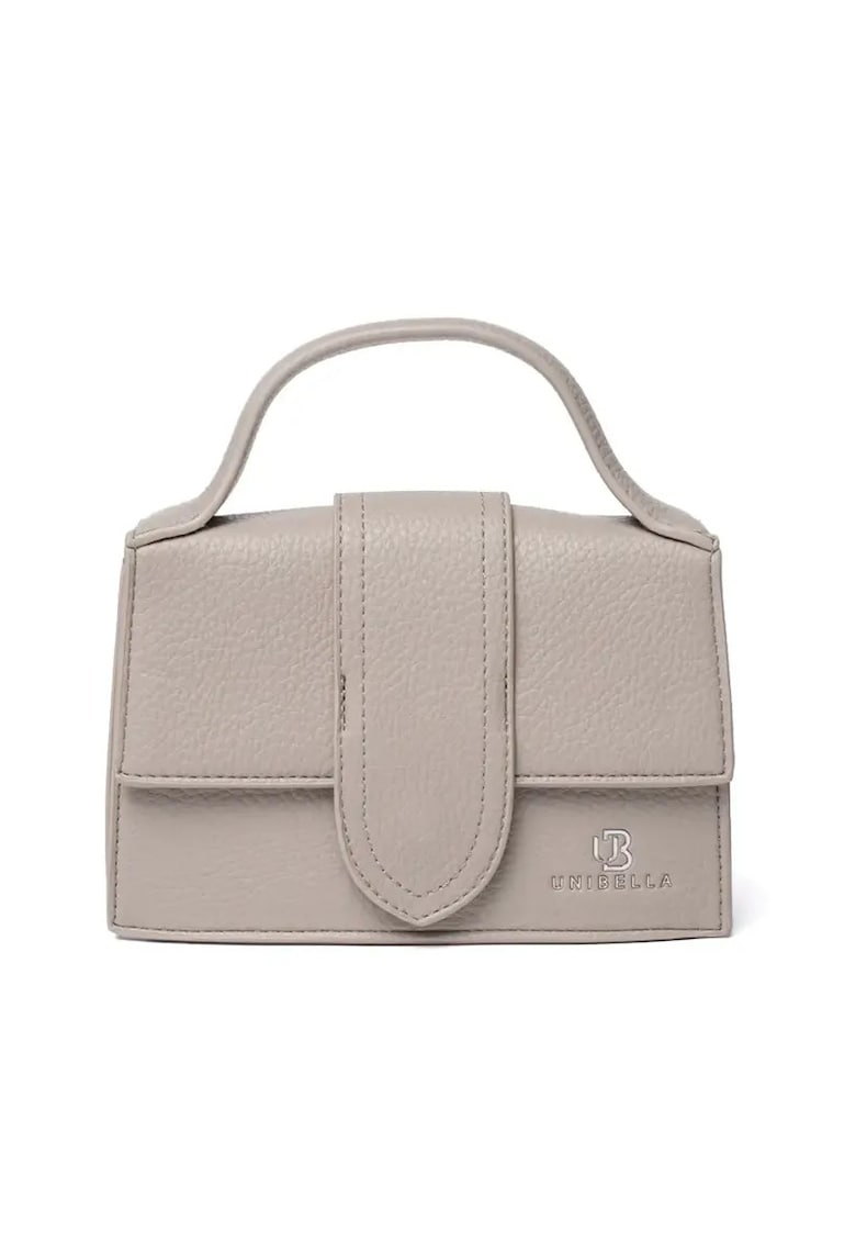 Geanta de dama roz - din piele ecologica - cu curea reglabila - dimensiuni compacte