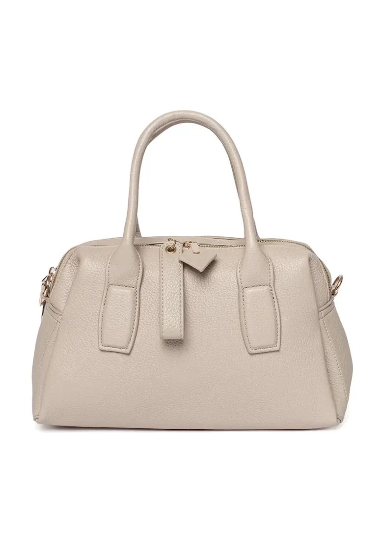 Geanta de mana din piele ecologica cu fermoar bidirectional