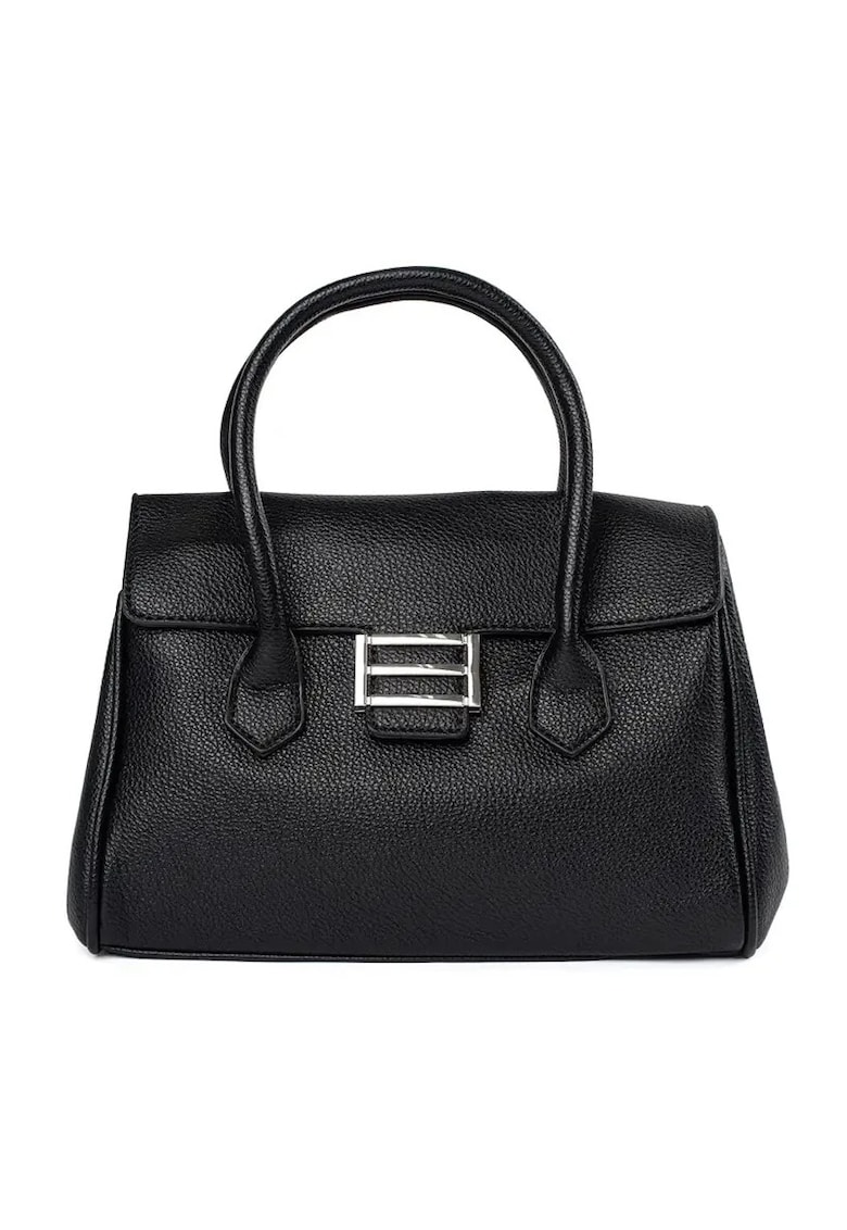 Geanta de umar model Crossbody - bej - din piele ecologica - cu doua compartimente