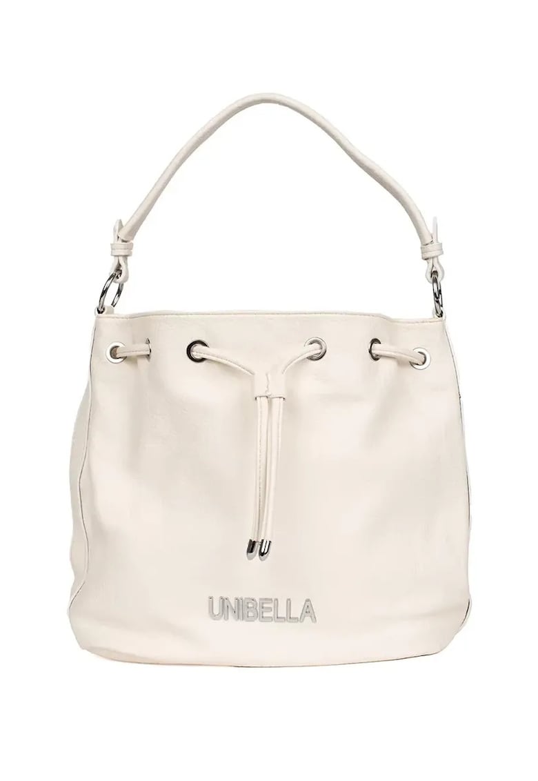 Geanta dama tip sac bej - din piele ecologica - cu curea reglabila