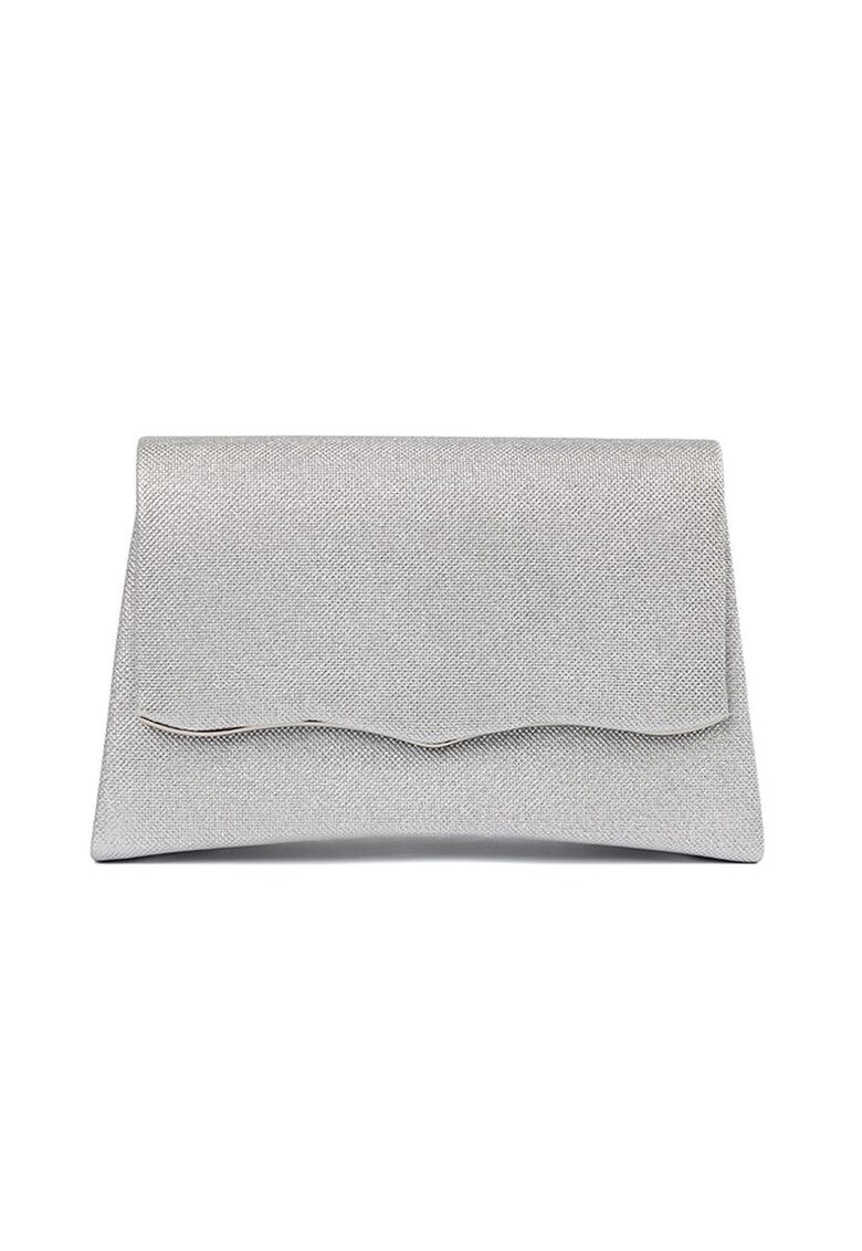 Geanta dama mica argintie cu lant