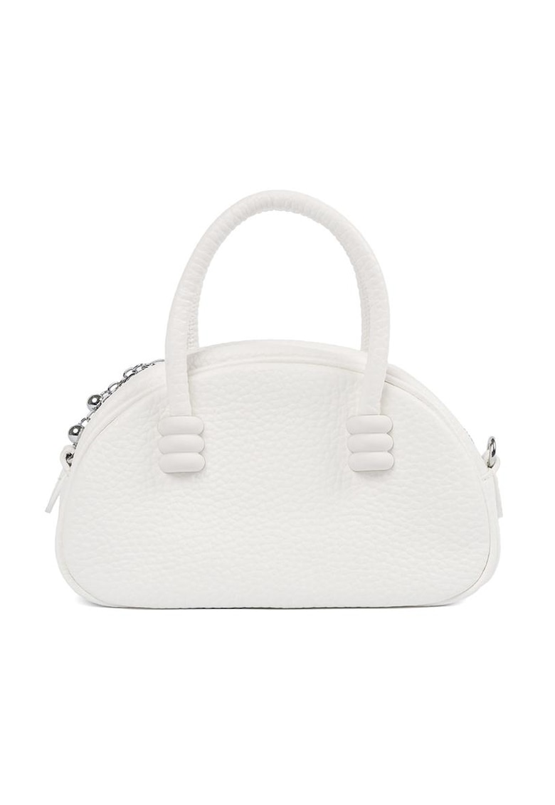 Geanta dama Crossbody alb - compacta - practica - din poliester