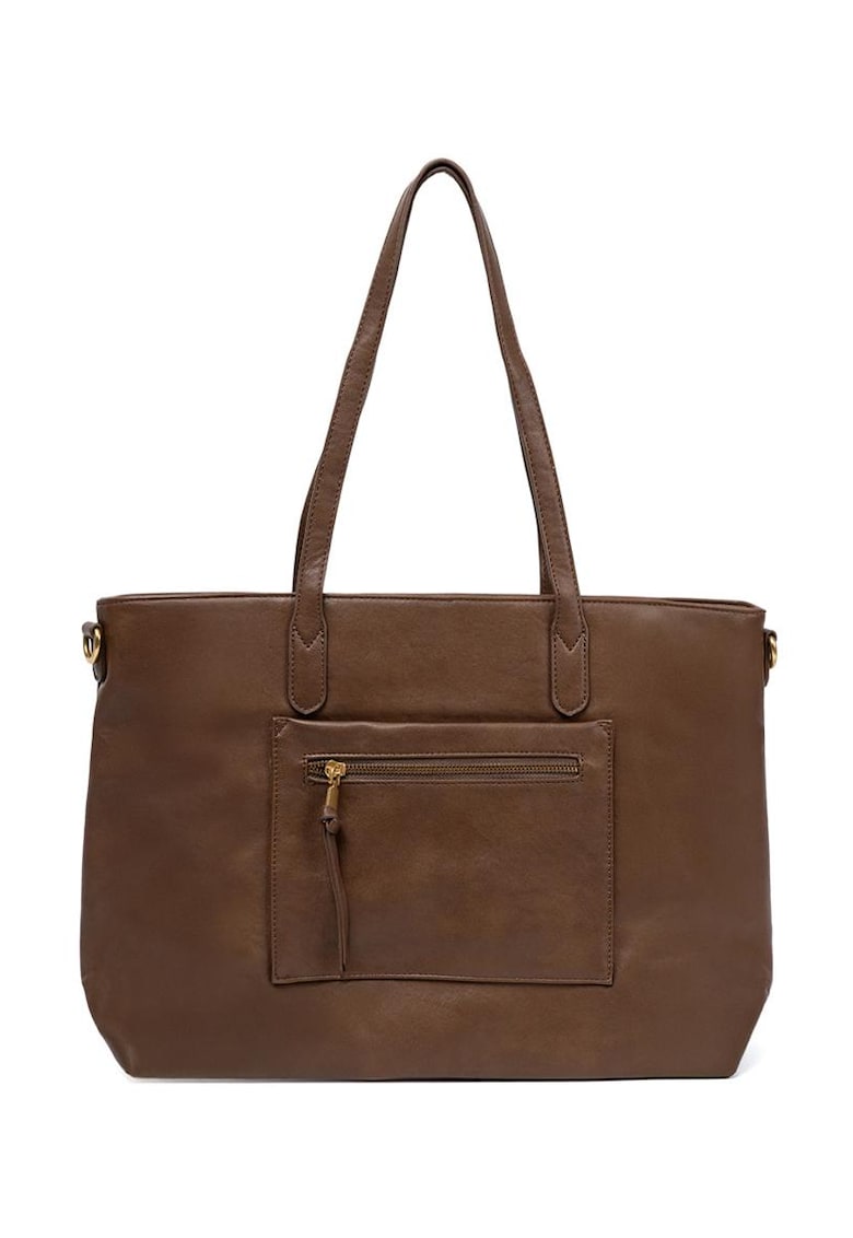 Geanta de dama maro cu detalii aurii - design elegant - compacta.