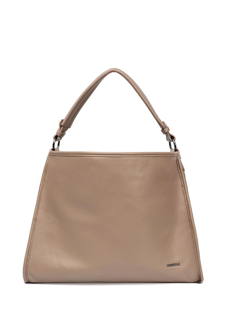 Geanta de umar bej - eleganta - din poliester - pentru uz zilnic