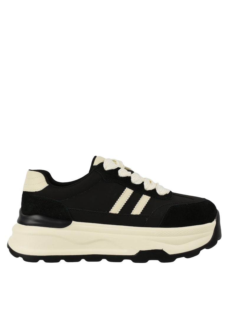 Pantofi sport - dama - Y6306 negru - piele naturala