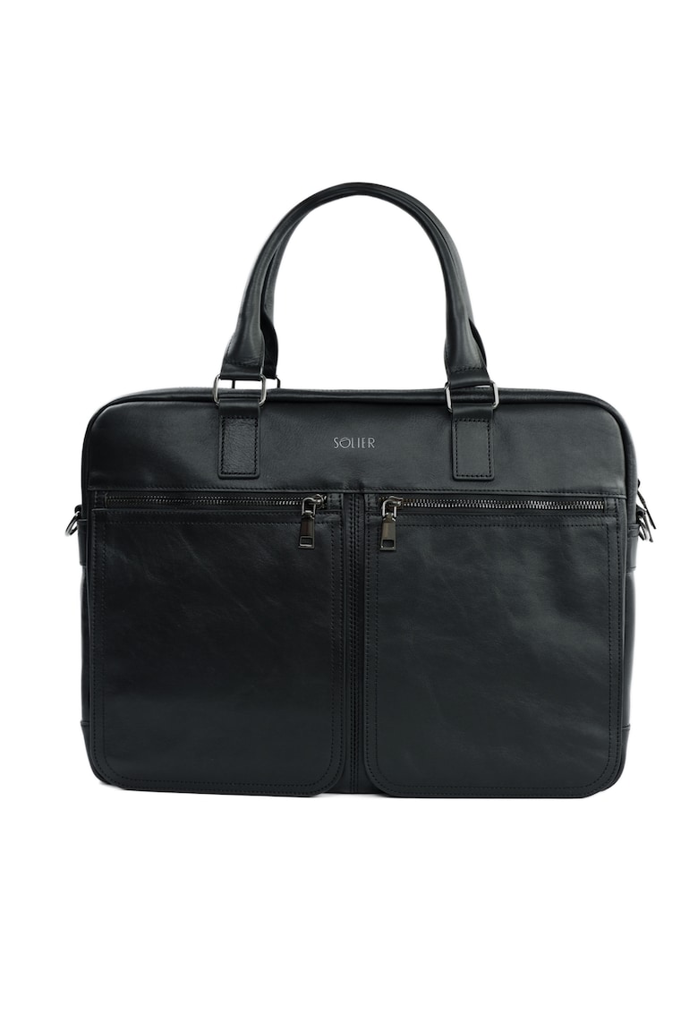 Geanta de umar din piele pentru barbati - pentru laptop  SL01 DUNDEE