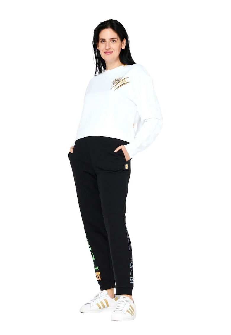 Bluza de trening cu detaliu logo