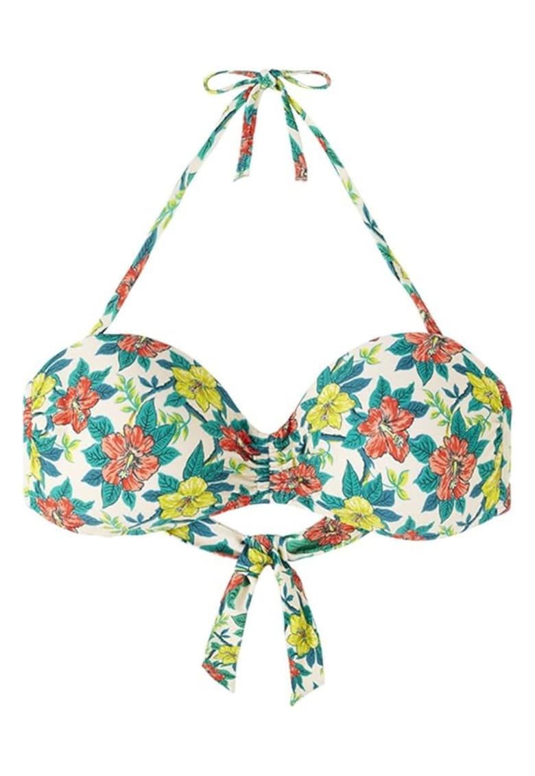 Sutien de baie cu imprimeu floral