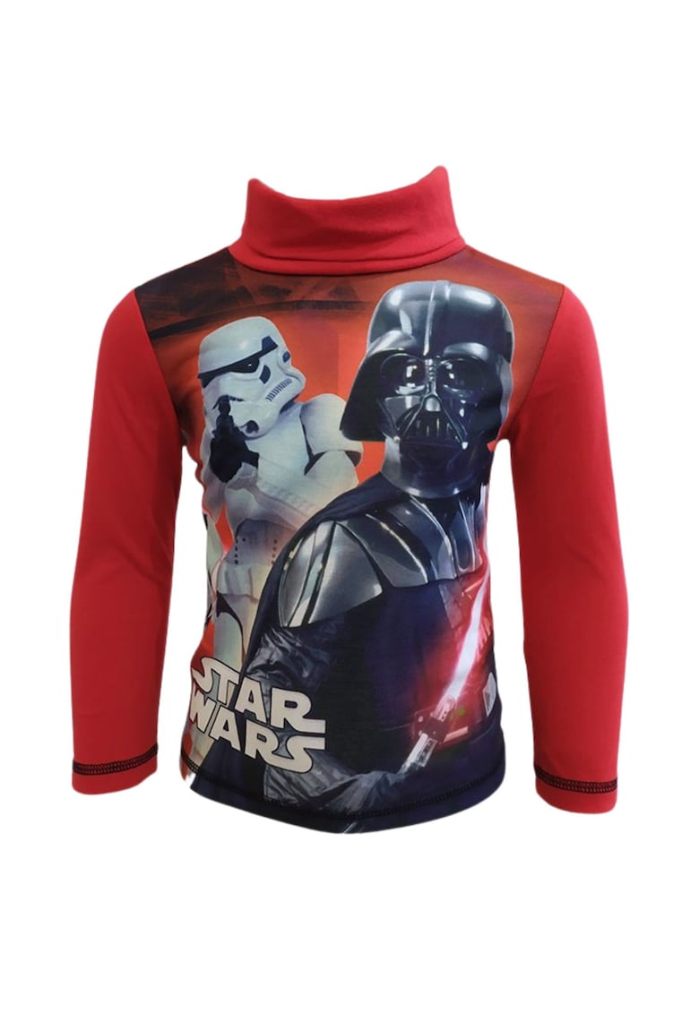 Bluza cu guler inalt si imprimeu cu tematica Star Wars - Bluza cu guler inalt si imprimeu cu tematica Star Wars -
