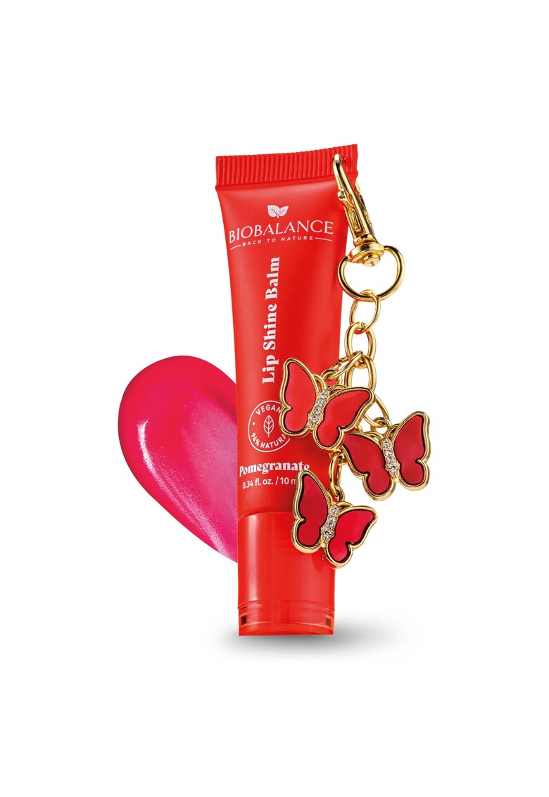 Balsam de buze cu efect lucios - Pomegranade - BioBalance - 10 ml