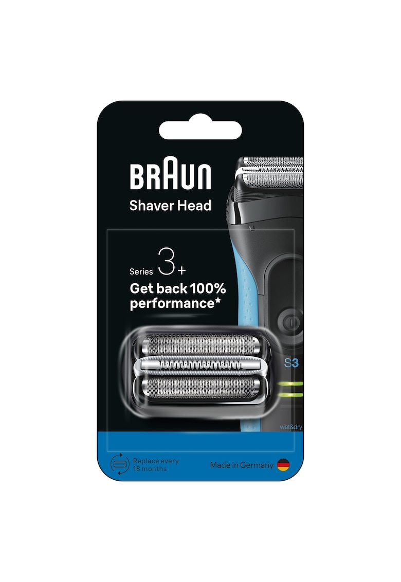 Rezerva aparat electric de ras Seria 3+ 32B ORIGINAL - Revino la Performanta de 100% - Compatibil cu Aparatele de Ras Series 3+ and Series 3 ProSkin