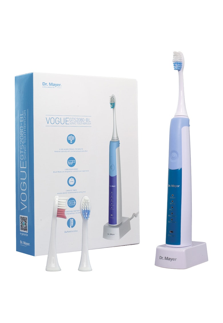 Periuta de dinti electrica sonica Dr Mayer GTS2080 - Alb/Albastru