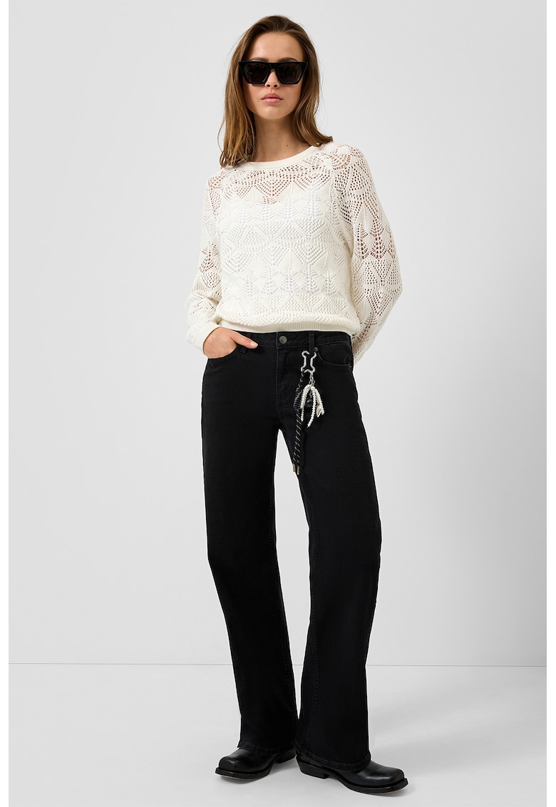 Blugi drepti cu design 5 buzunare