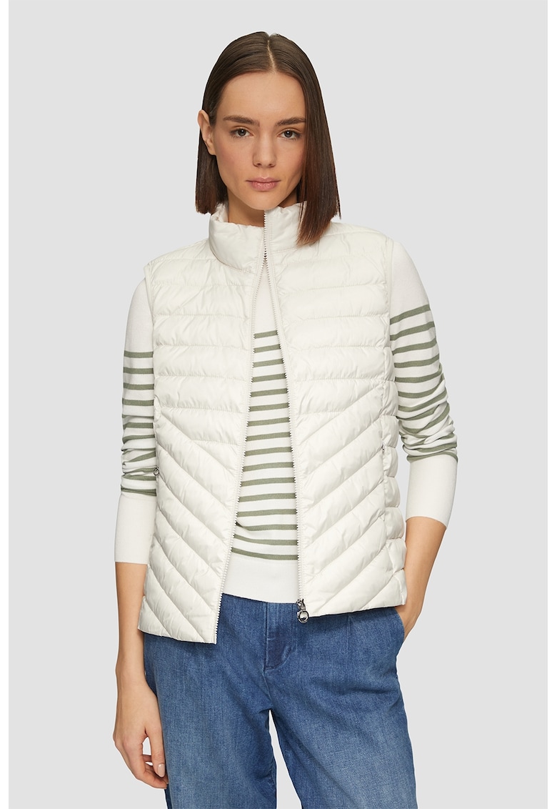 Vesta matlasata cu fermoar