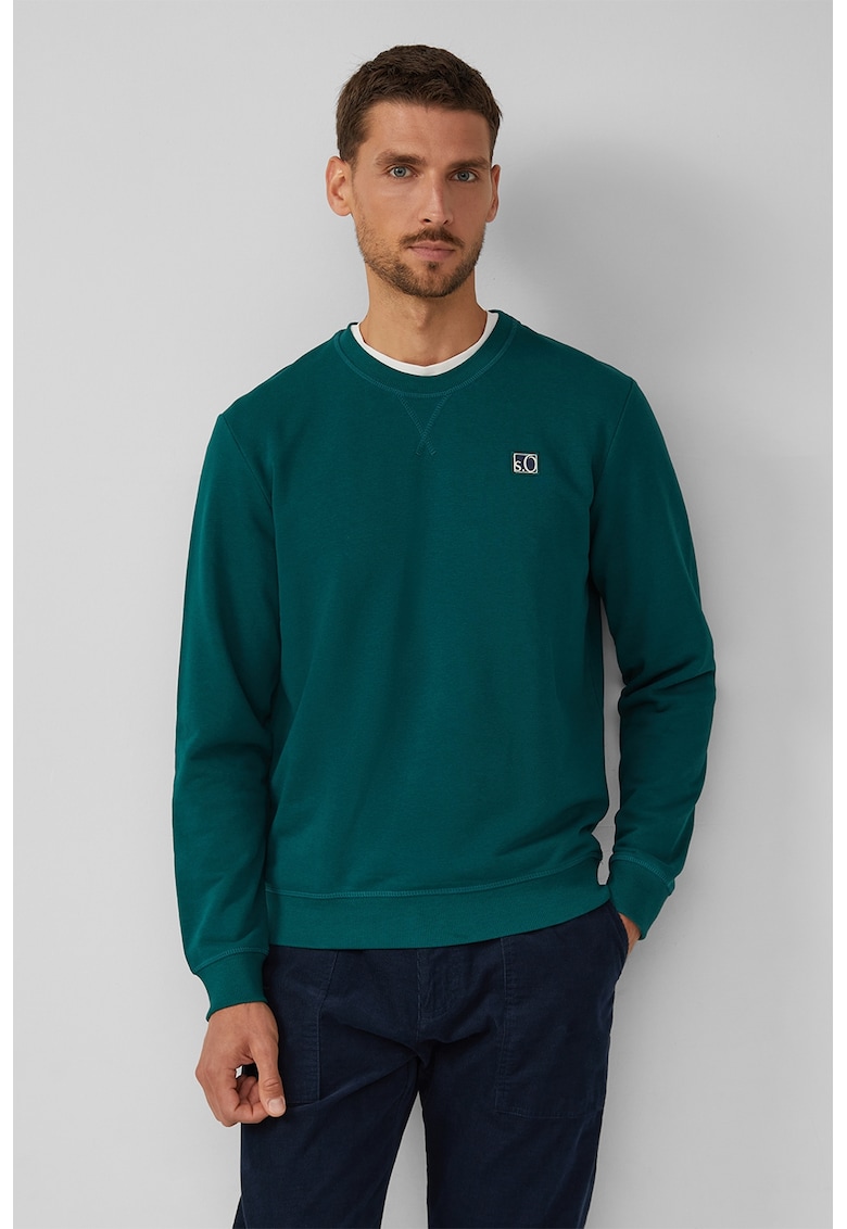 Bluza de trening regular-fit cu aplicatie logo