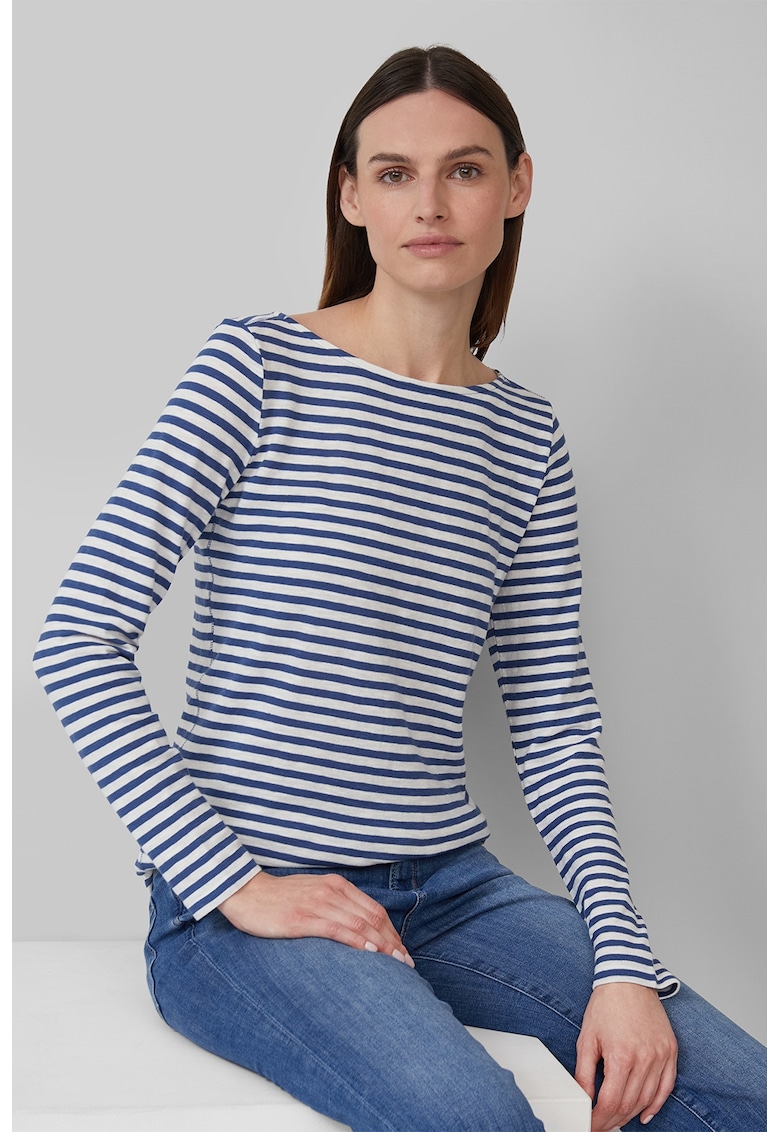 Bluza din bumbac cu dungi