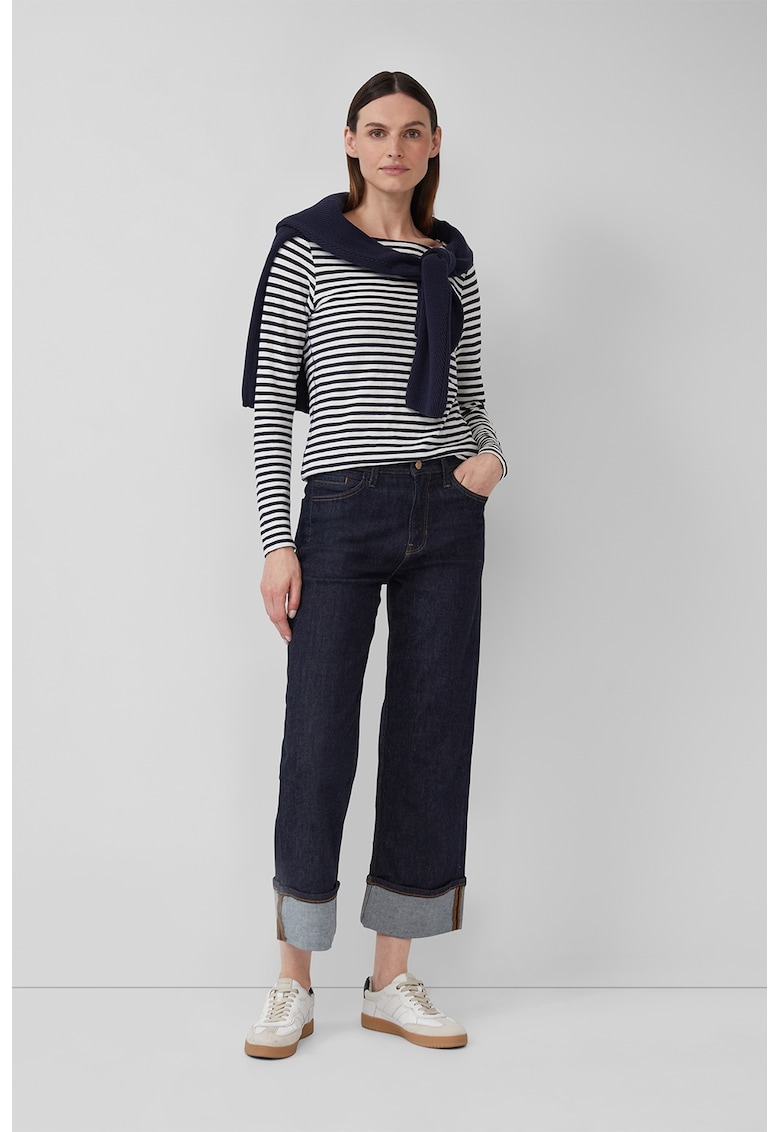 Bluza din bumbac cu dungi